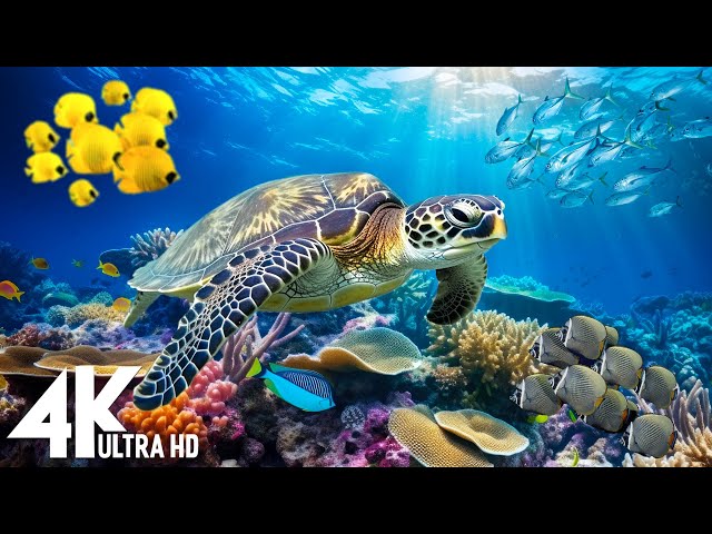 [NEW] 11HR Stunning 4K Underwater Footage-Rare & Colorful Sea Life Video, Sleep Meditation Music #16