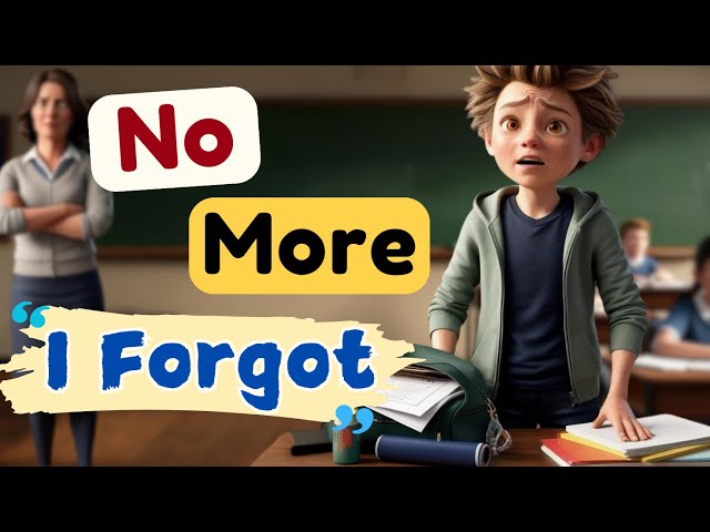 Be responsible & remembering things | Learning story | No more 'I forgot' |  kids responsibility