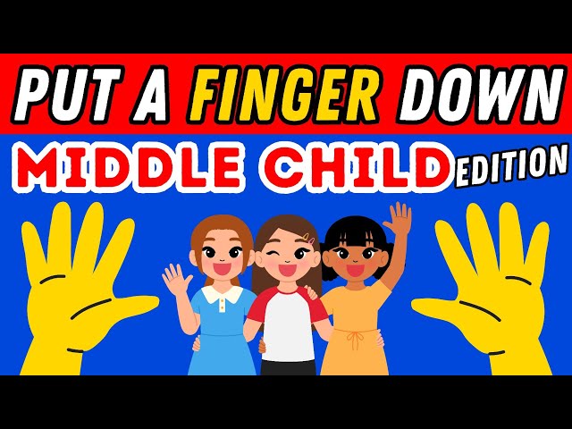 Put A Finger Down If Middle Child Edition 🧒👪 | Put A Finger Down Quiz TikTok @Pointandprove