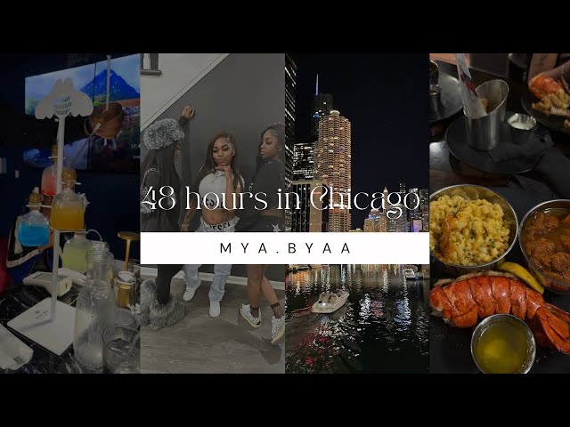 Spending 48 hours in Chicago @mya_byaa