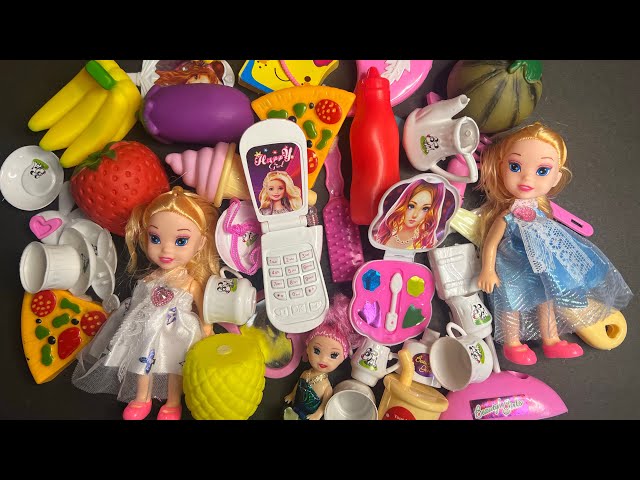 7:15 Minutes Satisfying with Unboxing Cute Barbie Bedroom Collection,Bathtub Toys Review  | ASMR