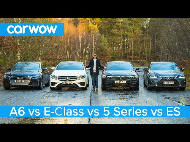 Audi A6 vs BMW 5 Series vs Mercedes E-Class vs Lexus ES - which is best?