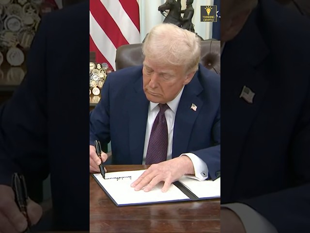 🚨 HUGE! TRUMP SIGNS CRYPTO EXECUTIVE ORDER! 🚀