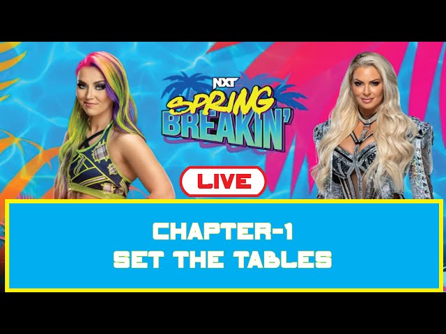 CHAPTER 1: Set The Tables ,Tegan Nox Vs Maryse , WWE 2k24 Gaming Live Stream