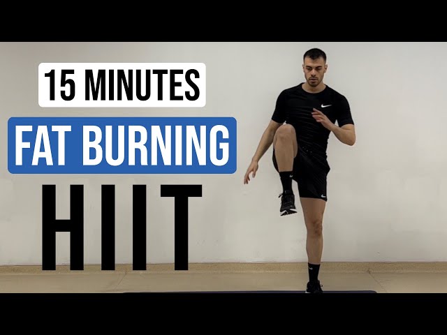 15 Minute Fat Burning HIIT Workout - No Equipment, Home Workout