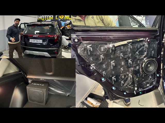 How To Enhance Your Car's Stock Speaker | Full Damping | Active Subwoofer For Bass | Motor Concept