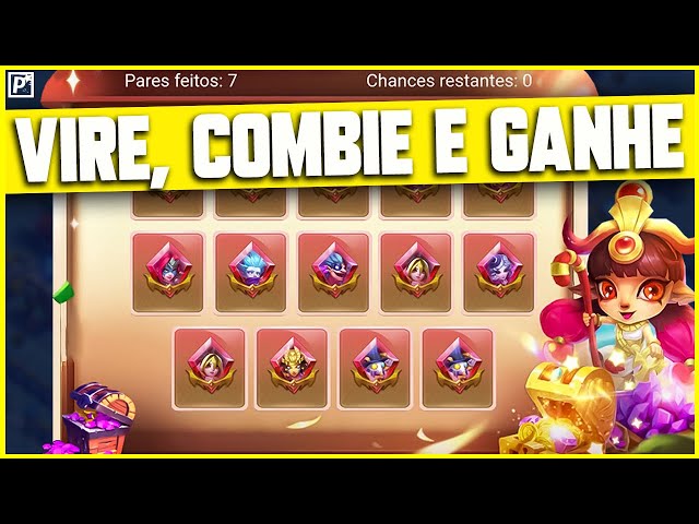 COMO FUNCIONA O EVENTO VIRE, COMBINE E GANHE DO CASTLE CLASH