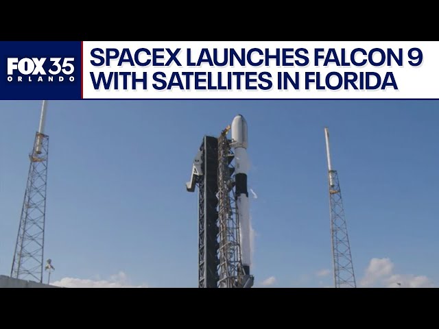 SpaceX's Falcon 9 launches with 21 Starlink satellites