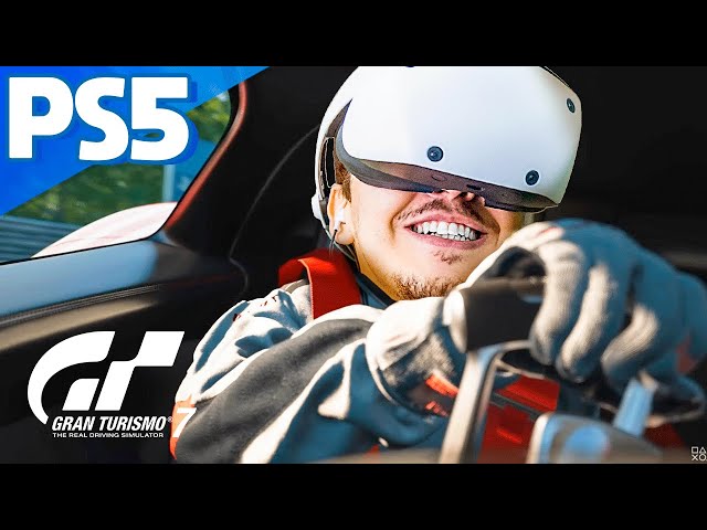 JOGUEI GRAN TURISMO 7 EM REALIDADE VIRTUAL (PSVR 2)