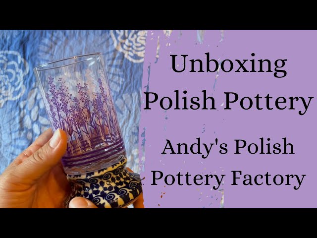 UNBOXING POTTERY from Andy's Polish Pottery Factory