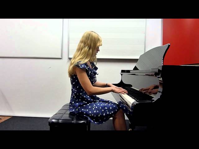 Lara plays Taylor Swift 'Love Story' piano cover