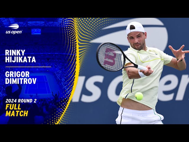 Rinky Hijikata vs. Grigor Dimitrov Full Match | 2024 US Open Round 2