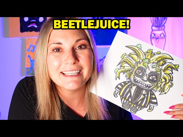 How to Draw Beetlejuice!