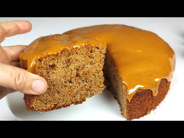 How To Make Super Soft  Carrot Cake At Hom!! caramel carrot cake! cake