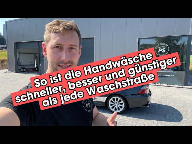 Geld & Zeit sparen mit dieser Handwäsche! PS Car Garage - Highend Car Detailing