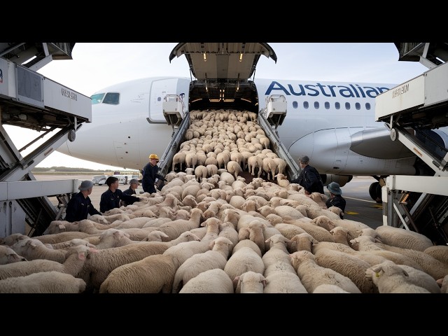 How to Export Thousands of Cattle by Plane and Ship – Modern Cattle Transportation Technology