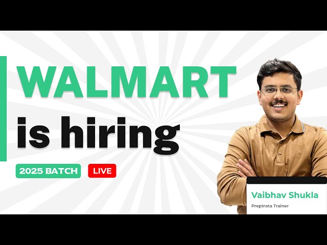 Walmart is Hiring 2025 | Walmart CodeHers 2025 - Women Only Coding Challenge  💻🔥