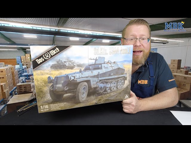 MBK packt aus SPECIAL - 1:16 Sd.Kfz. 250/1 Ausf. A (Das Werk DW16018)