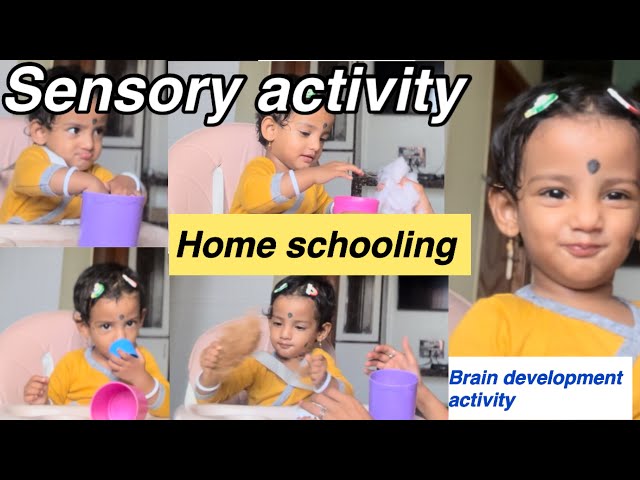 Activity-6 Sensory activity|7+month activity#viral#baby#homeschooling #viralvideo #activity#baby