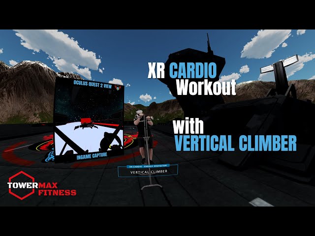 MaxiClimber Workout in VR (Oculus Quest 2) with Energy Protector - XR Cardio | Meta Quest2