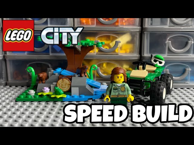 Build with me Lego City 60394 ATV and Otter Habitat!