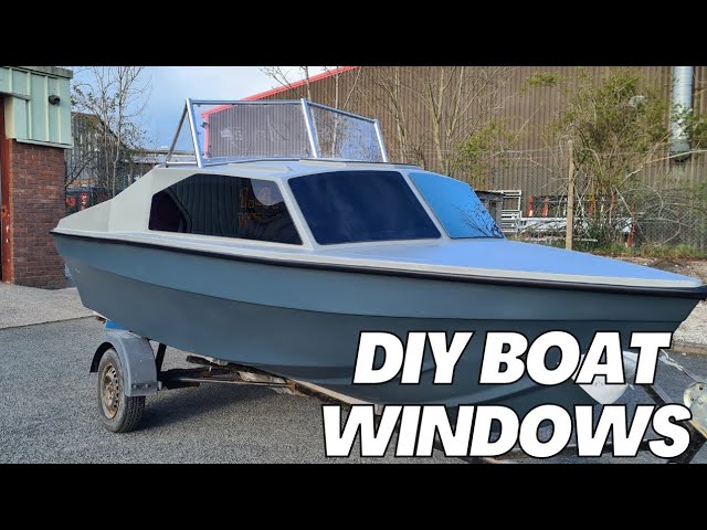 How To Make Your Own Boat Windows! Fishing Boat Project!