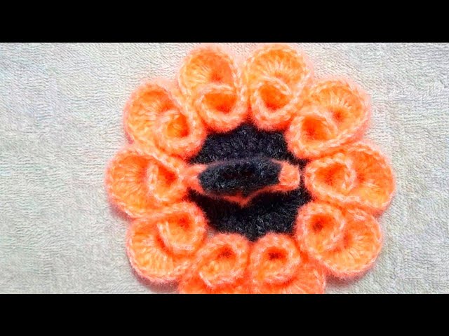 0-1 number gopal ji ki woolen dress bnaye Il How to make crochet flower dress for Laddu Gopal Ji