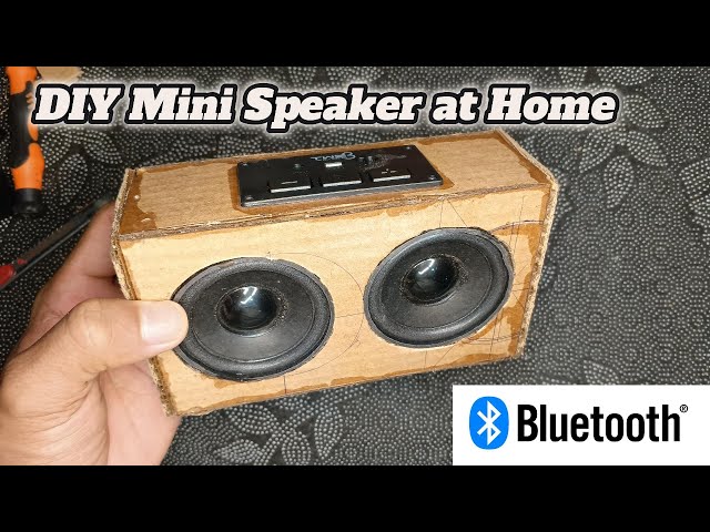 How To Make Mini Speaker At Home