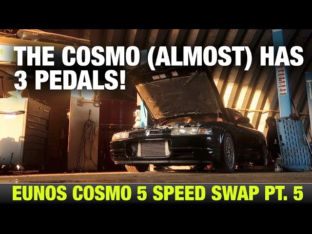 The Cosmo (Almost) Has 3 Pedals | Eunos Cosmo Manual Swap