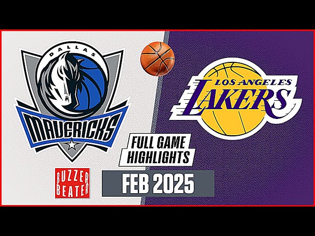 MAVERICK VS LAKERS | Buzzer Beater | 2024-25 | Full Game Highlights | lakers vs mavericks | NBA 2K25