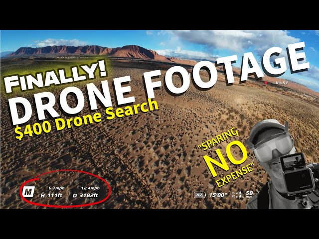 $400 Drone Search - AERIAL SEARCH FOOTAGE - I'M GOING ALL OUT!