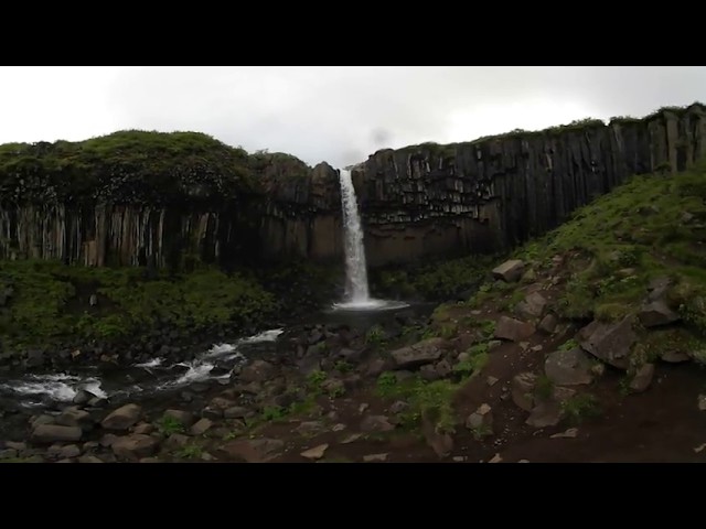 360VR tour #31: Svartifoss スヴァルティフォス 世界一周ハネムーン virtual tour