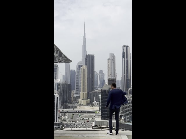 Elevated Perspectives from The Lana Rooftop 🌆🖤 #DubaiSkyline #PhotographerLife #Travel #Fyp