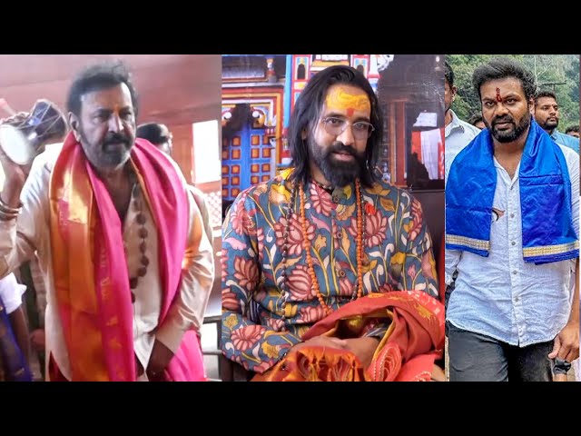 Manchu Family Visit 12 Jyotirlinga Temples Darsha Visuals | Manchu Vishnu | Mohan Babu |Manchu Manoj