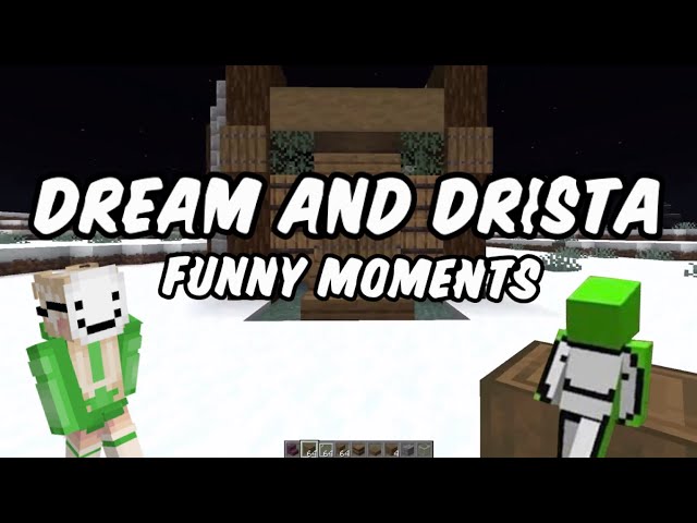 Dream and Drista play minecraft ft. Georgenotfound, TommyInnit + more  | funny moments