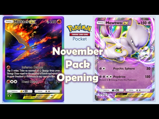 Pokemon EX packs open in November! Pokemon TCG