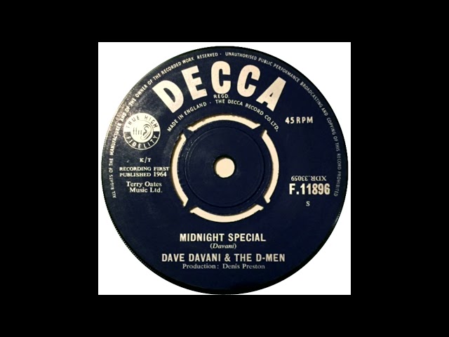 Dave Davani And The D-Men - Midnight Special