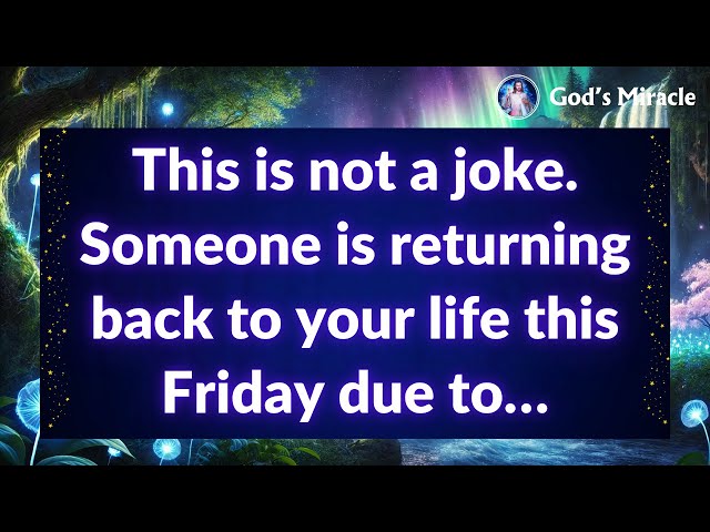 💌 This is not a joke. Someone is returning back to your life this Friday due to…