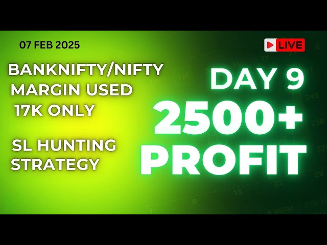 Day 9 Trading With One Lakh Capital I Intraday trading by Operating Market