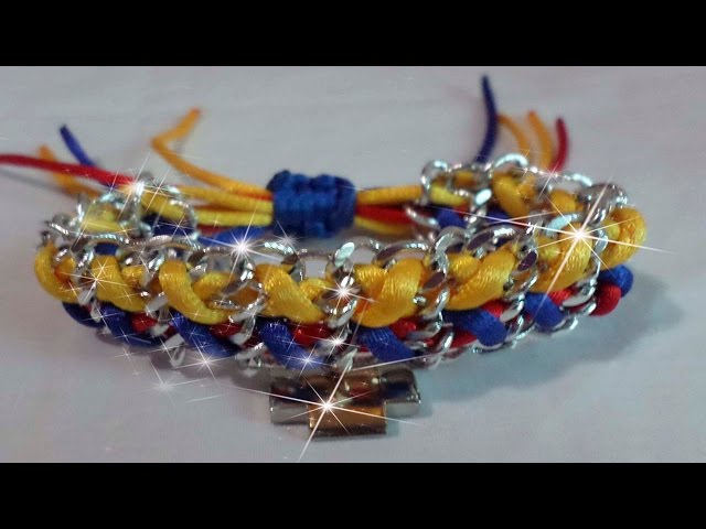 PULSERAS FACILES CON CADENAS