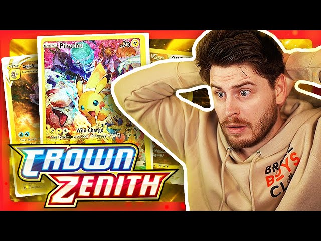 HITTING THE JACKPOT WITH POKEMON CROWN ZENITH PACKS