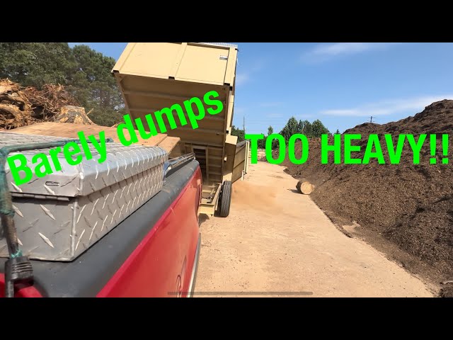 Way too heavy for this trailer !