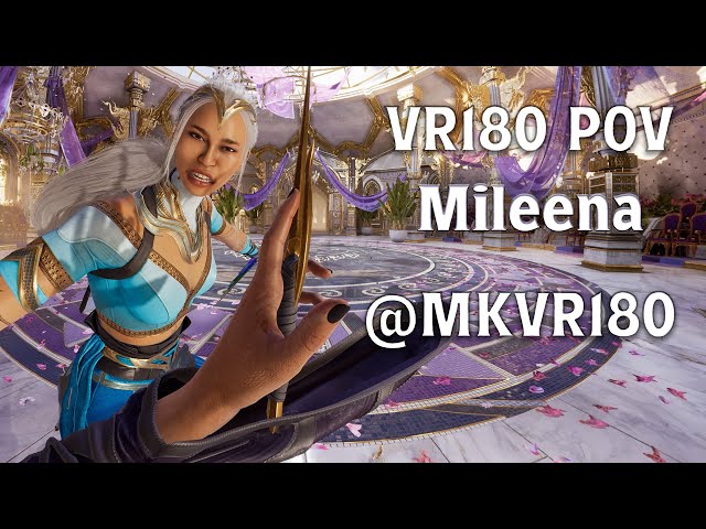 Mortal Kombat VR: Mileena vs Kitana (VR180 8K 3D CG POV Battle) | Fatality in Virtual Reality