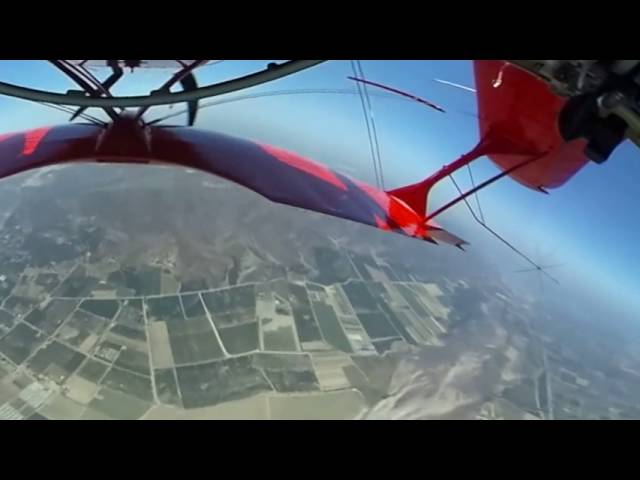 360° Inverted Flat Spin in a Pitts Biplane