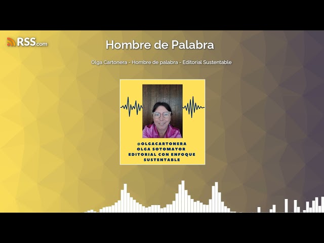 Olga Cartonera - Hombre de palabra - Editorial Sustentable