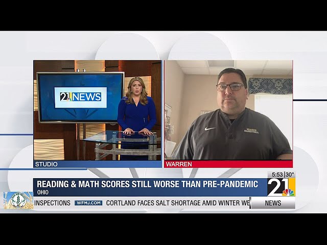 Ohio reading and math scores still worse than pre-pandemic