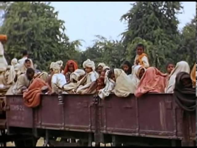 1947 Indian Independence rare color video clip