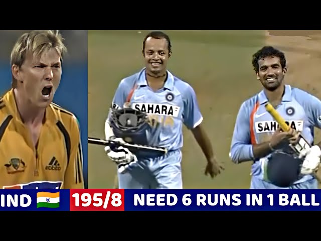 INDIA VS AUSTRALIA 7TH ODI 2007 | FULL MATCH HIGHLIGHTS | MOST THRILLING MATCH EVER🔥😱