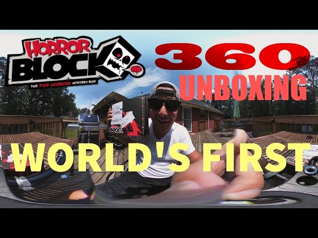 Horror Block *WORLD'S FIRST* June 2016 unboxing in 360