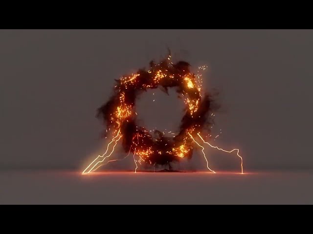 Houdini Electricity Sparking Portal // Houdini Hip / project file